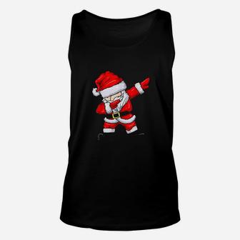 Dabbing Santa Shirt Christmas Boys Kids Men Xmas Gifts Unisex Tank Top - Seseable