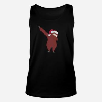 Dabbing Sloth Christmas Dab Dance Gifts Kids Adults Unisex Tank Top - Seseable