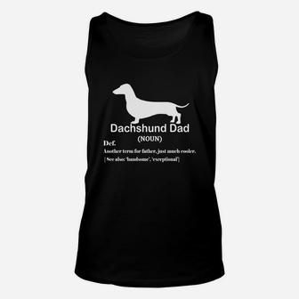 Dachshund Dad Definition For Father Day Shirt Unisex Tank Top - Seseable