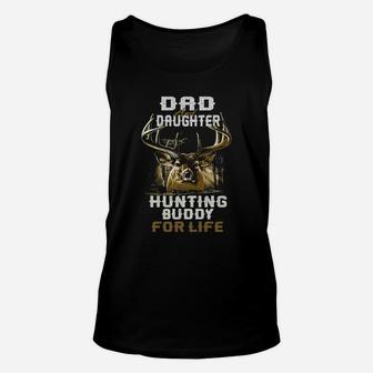 Dad And Daughter Hunting Buddy For Life Unisex Tank Top - Seseable