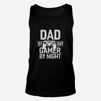 Dad By Day Soon To Be Dad Husband Unisex Tank Top - Seseable