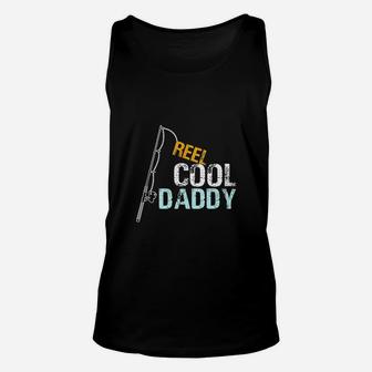 Dad Father Husband Hubby Present Gift Reel Cool Daddy Unisex Tank Top - Seseable
