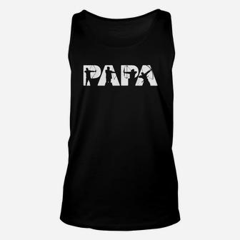 Dad Funny Papa Archery Father Gift Unisex Tank Top - Seseable
