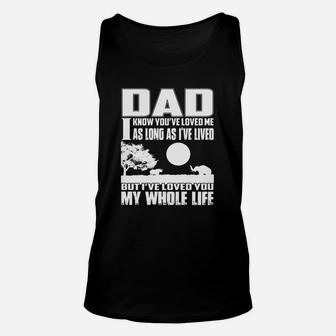 Dad, I Love You Unisex Tank Top - Seseable