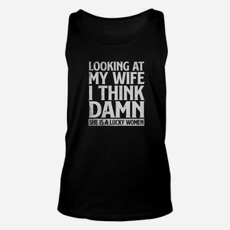 Dad Joke Quote Gif For Husband Father From Wife Unisex Tank Top - Seseable