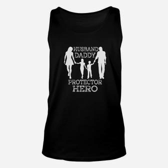 Dad Life Husband Daddy Protector Hero S Men Gifts Unisex Tank Top - Seseable