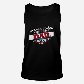 Dad Pit Crew For Car Racing Party Matching Costume Unisex Tank Top - Seseable