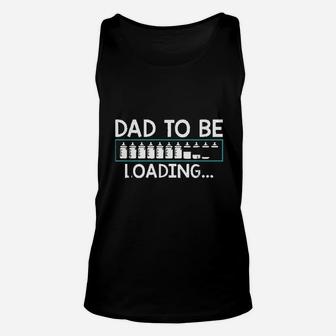 Dad To Be Loading Feeding Bottles Papa Daddy Unisex Tank Top - Seseable