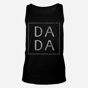 Dada Funny Retro Fathers Day, best christmas gifts for dad Unisex Tank Top - Seseable