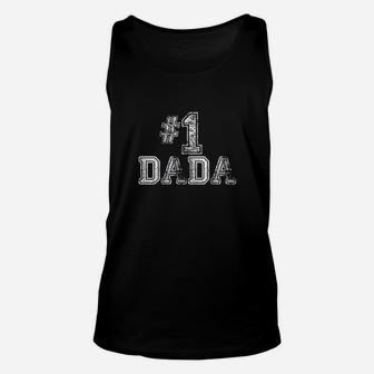 Dada Number One Fathers Day Gift Unisex Tank Top - Seseable