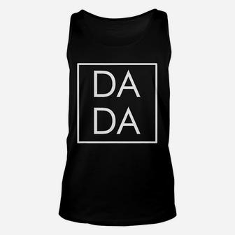Dada Square Dad, best christmas gifts for dad Unisex Tank Top - Seseable
