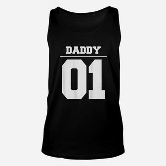 Daddy 01 Fathers Day Gift Idea Daddy Daughter Matching Unisex Tank Top - Seseable