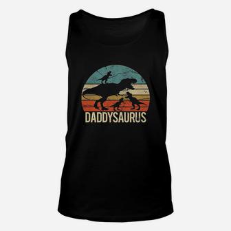 Daddy Dinosaur, best christmas gifts for dad Unisex Tank Top - Seseable