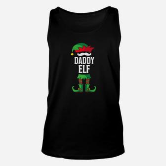 Daddy Elf Costume Christmas Holiday Matching Family Unisex Tank Top - Seseable