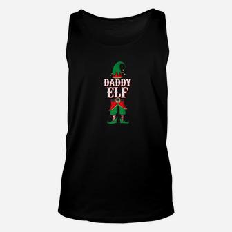 Daddy Elf Mom And Dad Matching Family Christmas Unisex Tank Top - Seseable