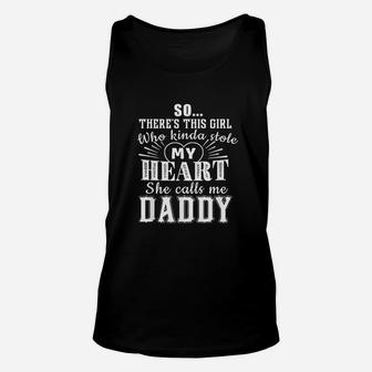 Daddy Gift For Dad From Daughter To Father Bday Gift Unisex Tank Top - Seseable