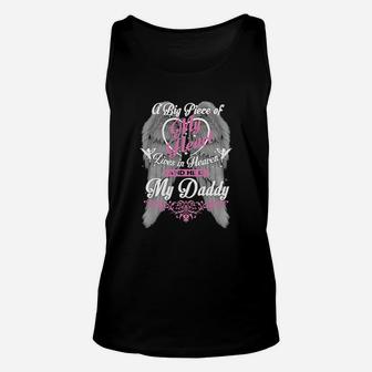 Daddy Memorial Day My Guardian Is Dad In Heaven Unisex Tank Top - Seseable