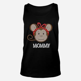 Daddy Mommy Monkey Personalized Family Monkey Unisex Tank Top - Seseable