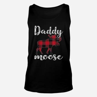 Daddy Moose Matching Family Christmas Unisex Tank Top - Seseable