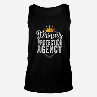 Daddy Of Daughters Princess Protection Agency Brother Unisex Tank Top - Seseable