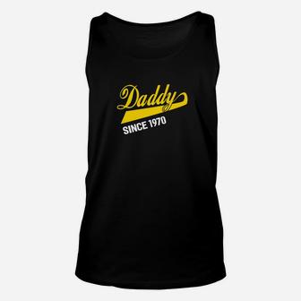 Daddy Since 1970 Proud Dad Fathers Day Gift Premium Unisex Tank Top - Seseable