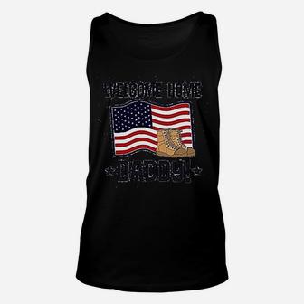 Daddy Welcome Home, best christmas gifts for dad Unisex Tank Top - Seseable