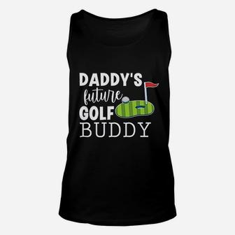 Daddys Future Golf Buddy Unisex Tank Top - Seseable