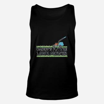 Daddys Future Lawn Mower Cutting Grass Unisex Tank Top - Seseable
