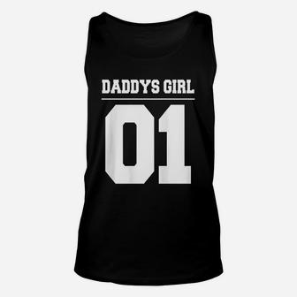 Daddys Girl 01 Fathers Day Gift Idea Daddy Daughter Matching Unisex Tank Top - Seseable