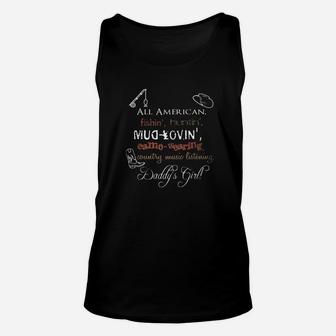 Daddys Girl Country Music Unisex Tank Top - Seseable