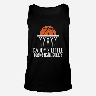 Daddys Little Basketball Buddy, best christmas gifts for dad Unisex Tank Top - Seseable