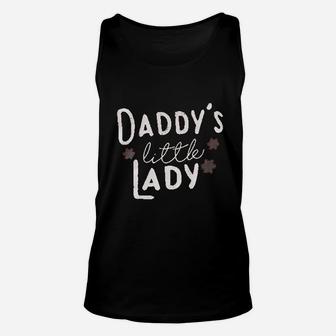 Daddys Little Lady, best christmas gifts for dad Unisex Tank Top - Seseable