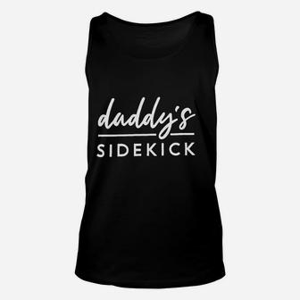 Daddys Sidekick, best christmas gifts for dad Unisex Tank Top - Seseable