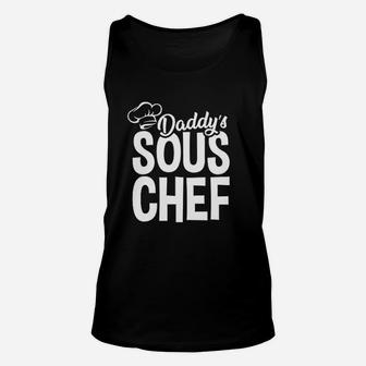 Daddys Sous Chef Assistant Cook Baby Bodysuit Unisex Tank Top - Seseable