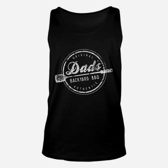 Dads Backyard Bbq Grilling Cute Fathers Day Gift Unisex Tank Top - Seseable