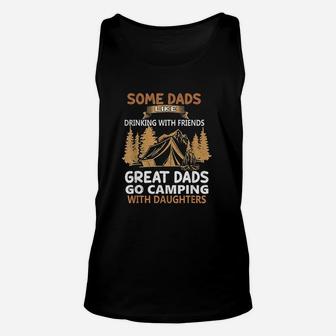 Dads Go Camping With Daughters Unisex Tank Top - Seseable