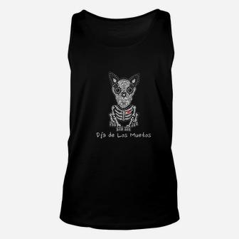 Day Of The Dead Dogs Unisex Tank Top - Seseable