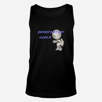 Demotivations-Coach Lustiges Slogan Unisex TankTop, Cartoon-Charakter Tee - Seseable