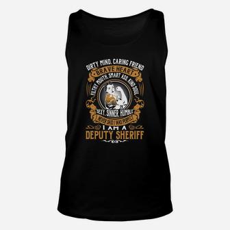 Deputy Sheriff - I Never Said I Was Perfect - Job Shirt Unisex Tank Top - Seseable