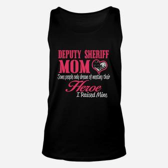 Deputy Sheriff Mom Happy Mothers Day Gift Unisex Tank Top - Seseable