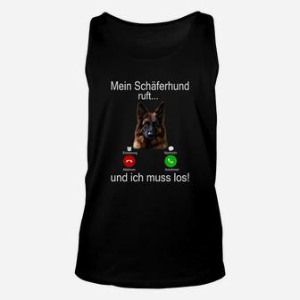 Deutscher Schäferhund Mein Schäferhund Ruft TankTop - Seseable