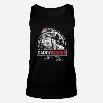 Dinosaur Gift Daddy, best christmas gifts for dad Unisex Tank Top - Seseable