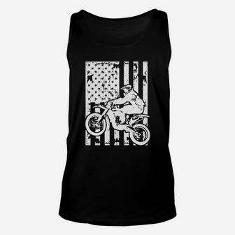 Dirt Bike Flag Shirt T-shirt Unisex Tank Top - Seseable