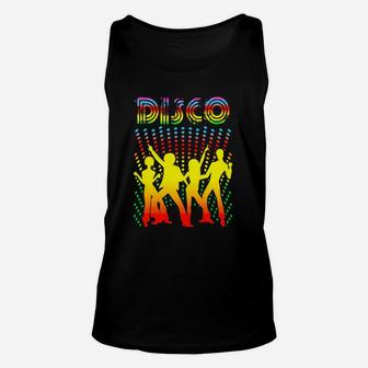 Disco T-shirt - Vintage Style Dancing Retro Disco Shirt Unisex Tank Top - Seseable