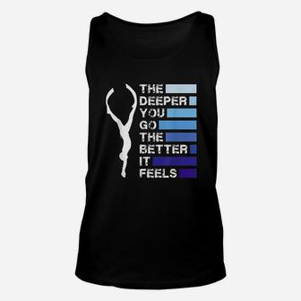 Diving Freediving Deep Sea Diving Diver Gift Unisex Tank Top - Seseable