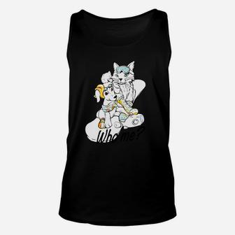 Dogs Cats Puppies Snowboards Winter Sports Lovers Gifts Unisex Tank Top - Seseable