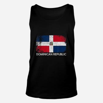 Dominican Flag Vintage Made In Dominican Republic Unisex Tank Top - Seseable