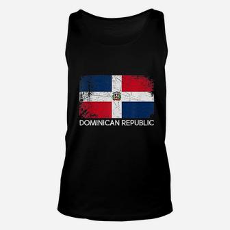 Dominican Flag Vintage Made In Dominican Republic Unisex Tank Top - Seseable