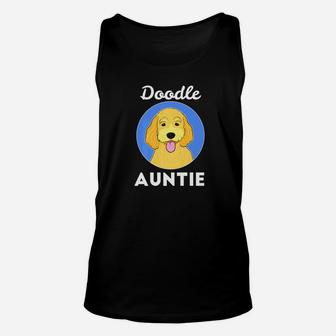 Doodle Auntie Goldendoodle Dog Aunt Puppy Cute Unisex Tank Top - Seseable