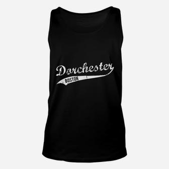 Dorchester Boston Massachusetts Vintage Design Unisex Tank Top | Seseable CA